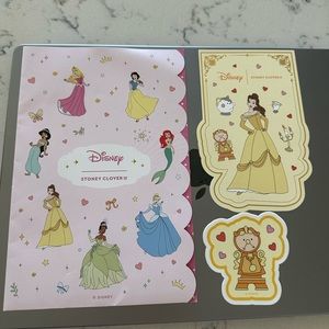 Stoney Clover Lane x Disney Princess Belle Sticker, Envelope, and Postcard